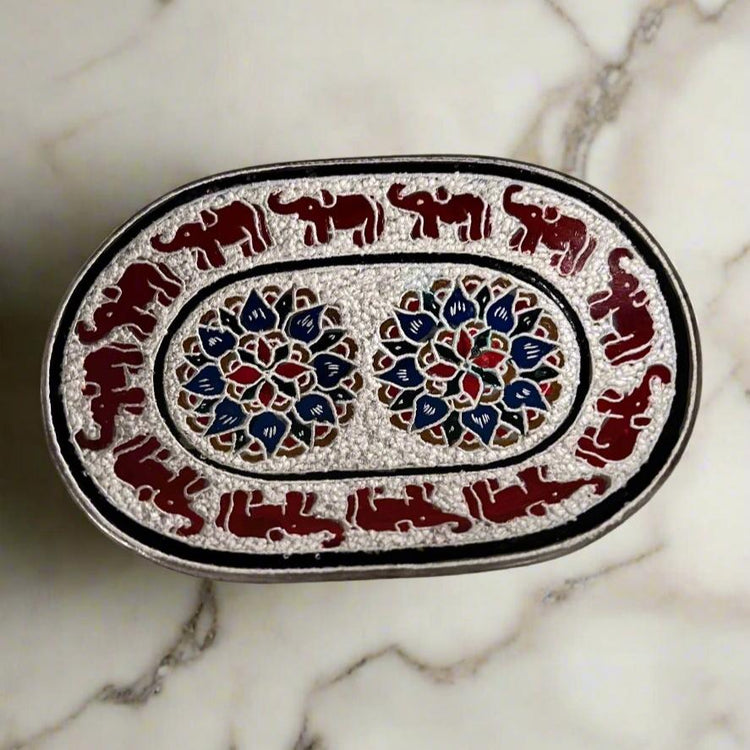 Colored Soapstone Soap Dish