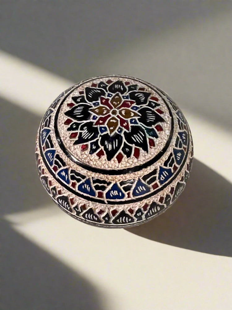 Medium Ball Soapstone Jewelry Case