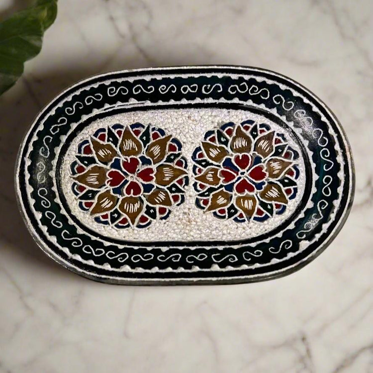 Colored Soapstone Soap Dish