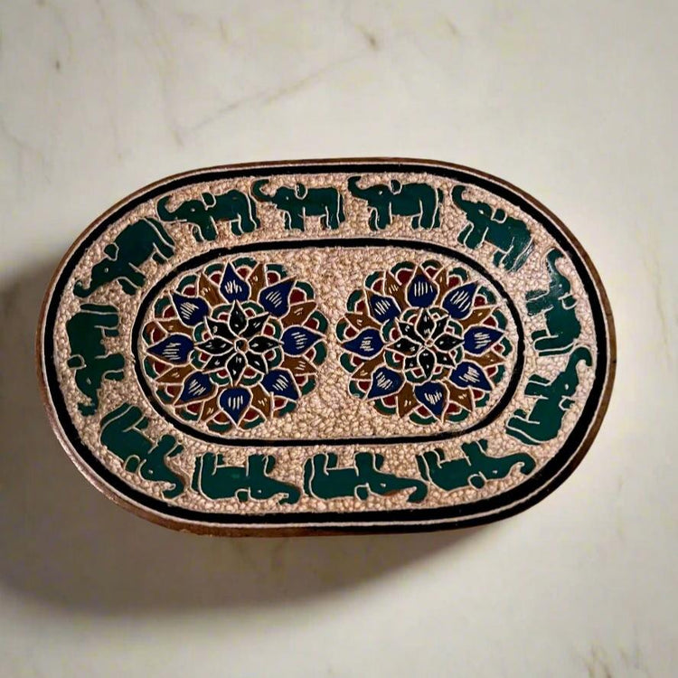 Colored Soapstone Soap Dish
